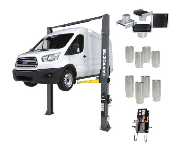 Bendpak 10AP-168 PRO Series 10,000‐lb. Capacity ALI Certified 2-Post Lift Package