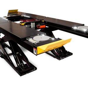 Hofmann 14,000 lb. ALI Certified Scissor Alignment Lift with (2) 7K Rolling Jacks