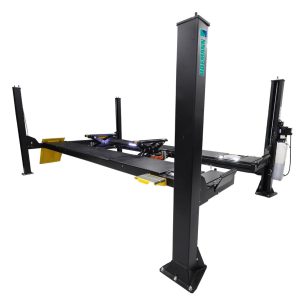 Hofmann EELR706 15,000 lb. ALI Certified Standard Length 4-Post Alignment Lift with (2) 7.5K Rolling Jacks