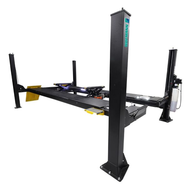 Hofmann EELR706 15,000 lb. ALI Certified Standard Length 4-Post Alignment Lift with (2) 7.5K Rolling Jacks
