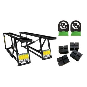 QuickJack Package (1) 5000TL-110V + (1) Wall Hangers Set + (1) Pinch Weld Blocks Set