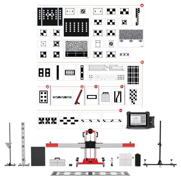 Autel AS20T 2.0 ADAS Standard Frame All Systems Package + MS909 Tablet