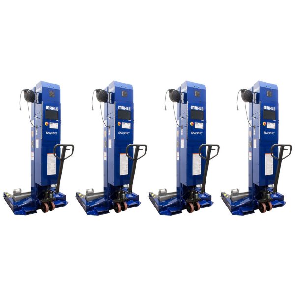 Mahle CML-9 19,000 lb ALI Certified Wireless Mobile Column Lift (Set of 4)