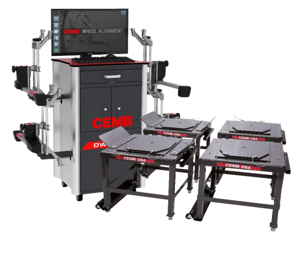 CEMB DWA1100CWAS Complete Wheel Alignment System with Wheel Stand Kit