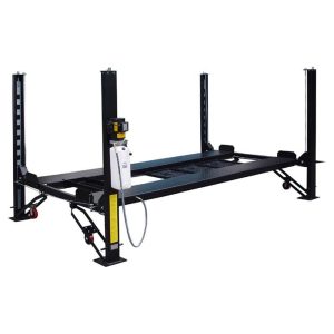 GA8K-DX 8,000 lb Deluxe Storage Lift with Poly Casters, Drip Trays, Jack Tray