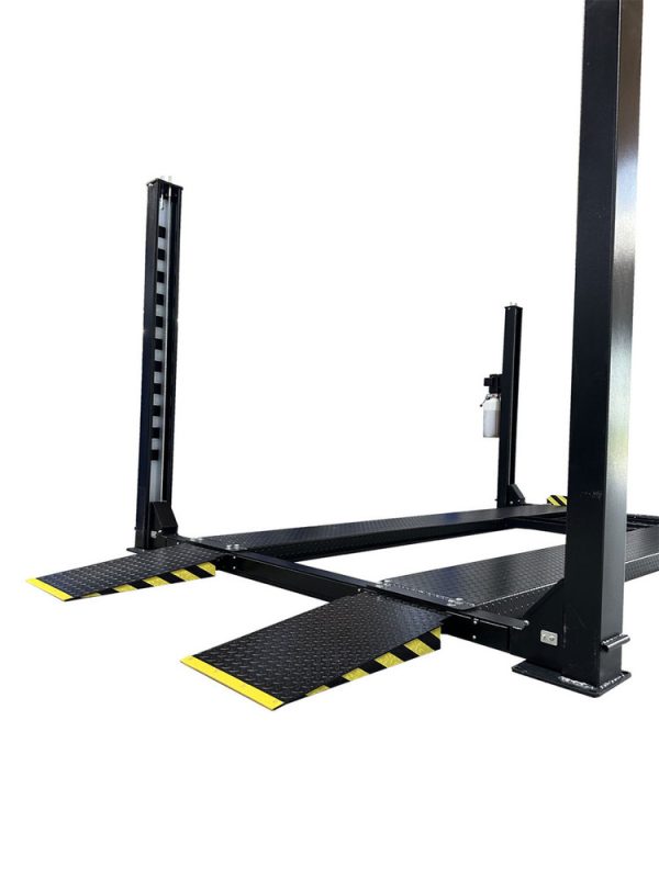 Tuxedo FP9K-DX-XLT 9,000 lb Deluxe Storage Lift Extended Length / Height with Poly Casters, Drip Trays, Jack Tray - Image 4