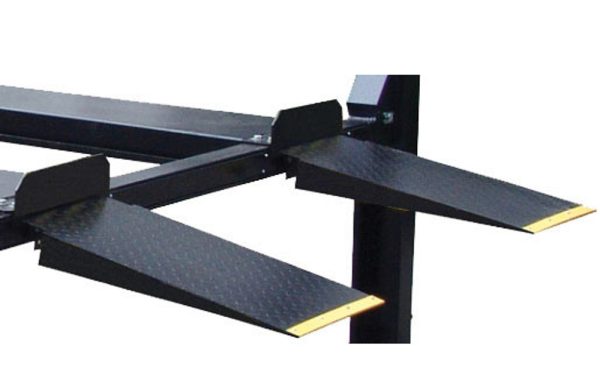 Tuxedo FP9K-DX-XLT 9,000 lb Deluxe Storage Lift Extended Length / Height with Poly Casters, Drip Trays, Jack Tray - Image 6