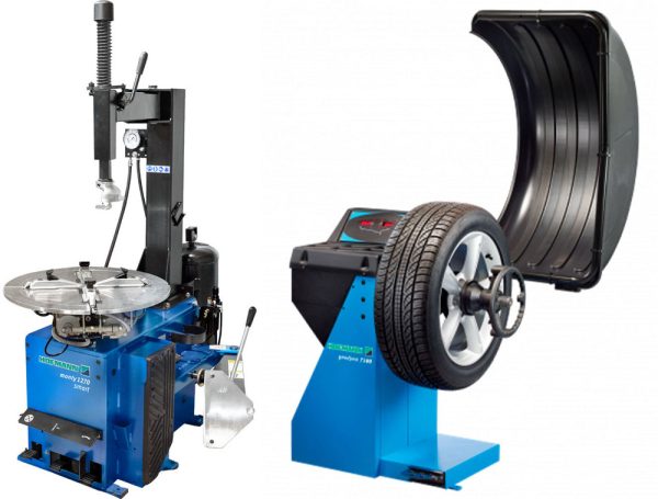 Hofmann Monty 1270 Swing-Arm Tire Changer + Geodyna 7100 Wheel Balancer