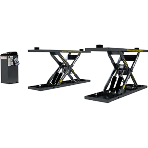 BendPak MDS-6EXTF 6,000-lb. Cap. / Mid-Rise Scissors Lift / Open Center / Extended Platform / FLUSH-MOUNT