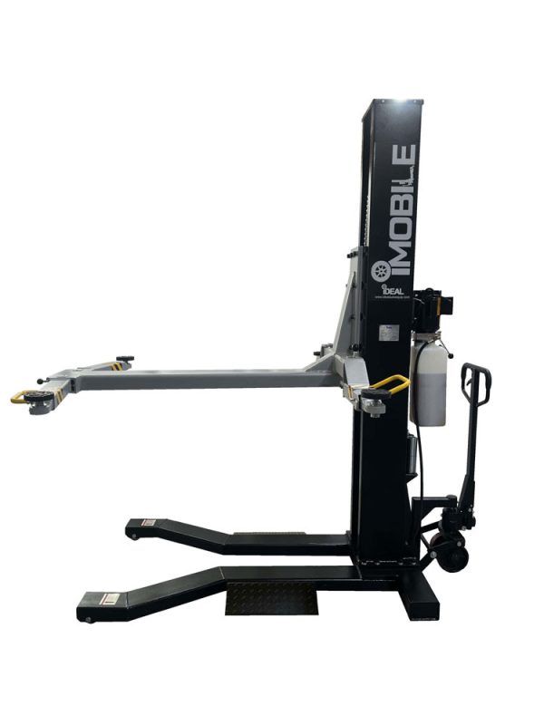 iDEAL MSC-6KLP 6,000 lb. Low Profile Mobile Single Post Lift - Black Edition - Image 9