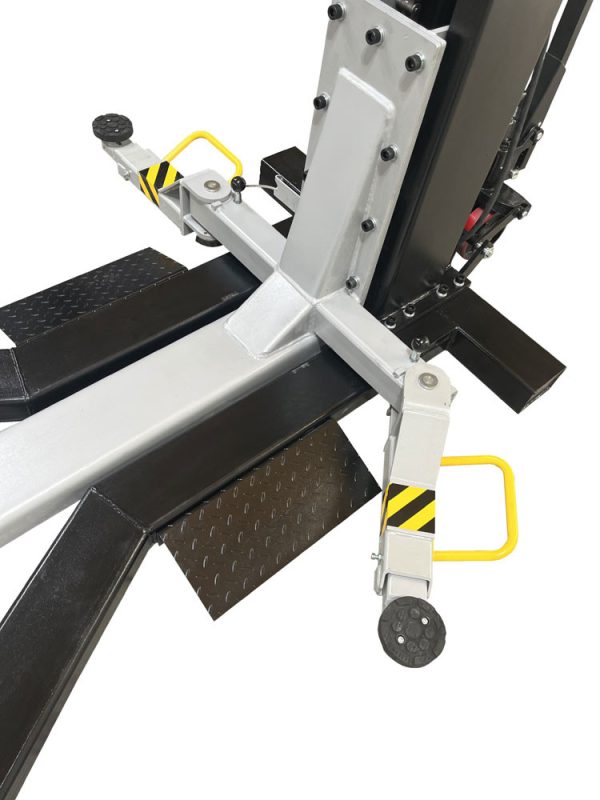 iDEAL MSC-6KLP 6,000 lb. Low Profile Mobile Single Post Lift - Black Edition - Image 5