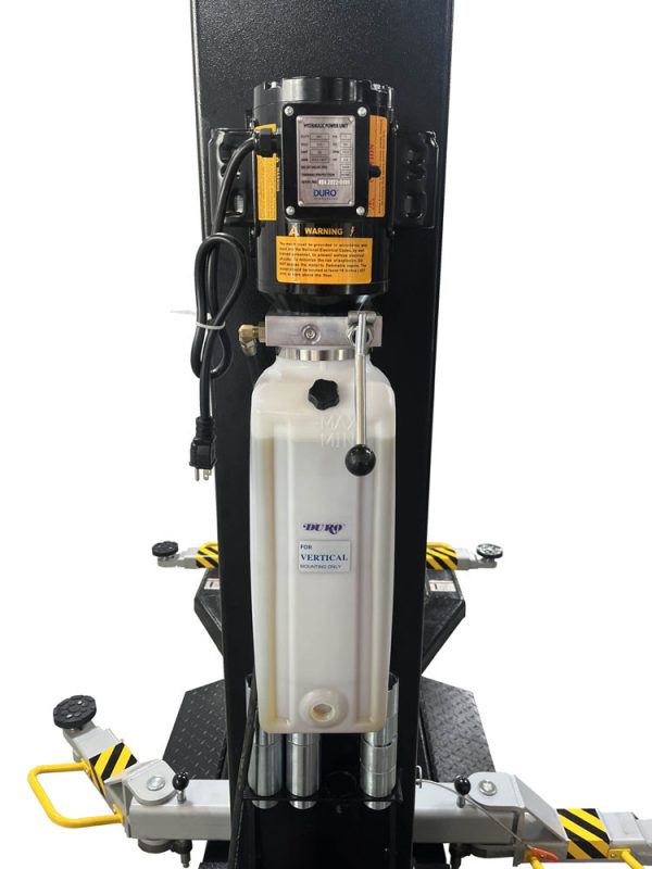 iDEAL MSC-6KLP 6,000 lb. Low Profile Mobile Single Post Lift - Black Edition - Image 7