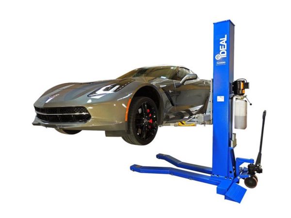 iDEAL MSC-6KLP 6,000 lb. Low Profile Mobile Single Post Lift - Image 7