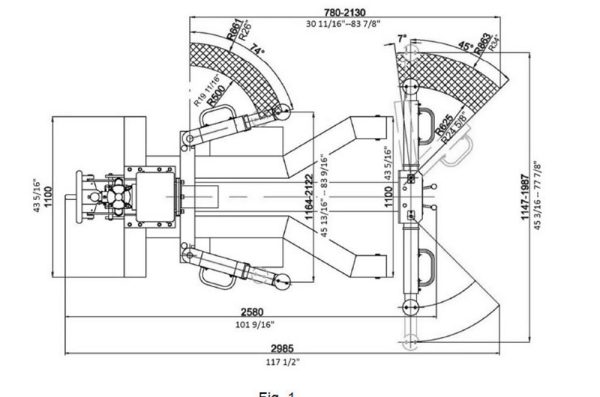 iDEAL MSC-6KLP 6,000 lb. Low Profile Mobile Single Post Lift - Black Edition - Image 10