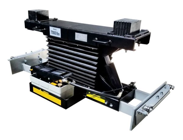 iDeal RAJ-7K-L Rolling Air Jack 7,000 lb. Capacity - On The Rail - Air Bag - Low Mount