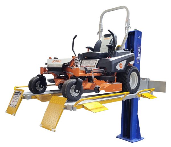 iDeal SC-2K-UTV-X 2,000 lb. Single Column Multi-Use UTV & Mower Storage / Service Lift