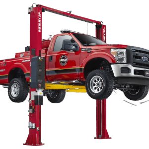 Rotary SPO12 12,000 lb. ALI Certified Two-Post Symmetric Lift | 3-Stage Arms with Truck Adapters