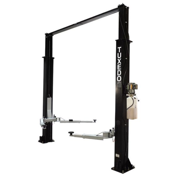 GA9KAC-TUX 9,000 lb. 2-Post Asymmetric Clear Floor Car Lift