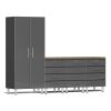 Ulti-MATE Garage Cabinet 2.0 Series 5 Piece Kit with Bamboo Worktop