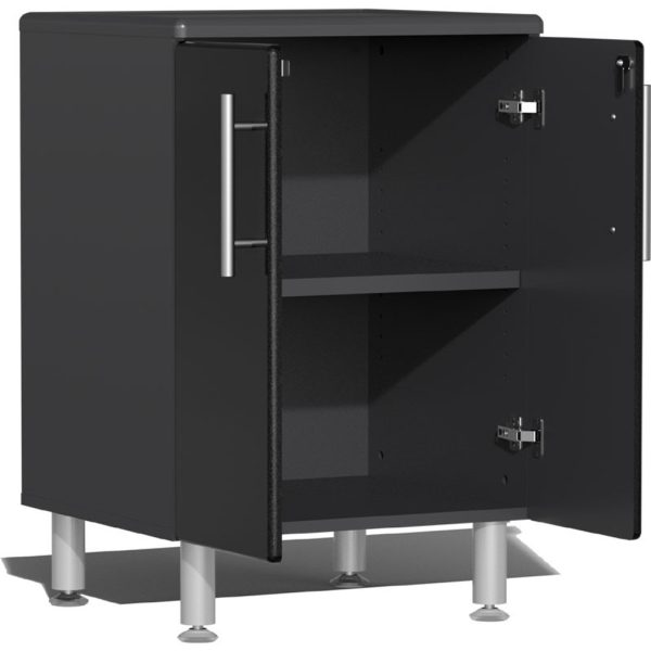 Ulti-MATE Garage 2.0 Series Black Metallic 10-Piece Set with Dual Workstation - Image 5