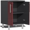 Ulti-MATE Garage Cabinets 2.0 Series Red Metallic 6-Piece Set with Bamboo Top - Image 4