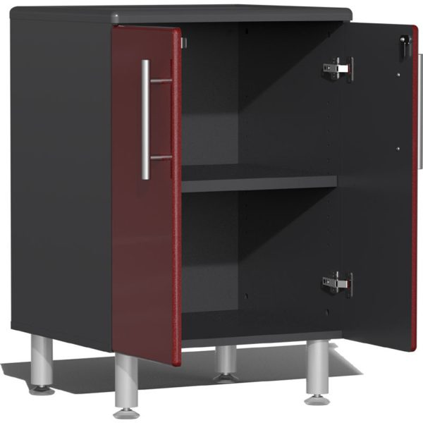 Ulti-MATE Garage 2.0 Series Red Metallic 6-Piece Set with Bamboo Top - Image 4
