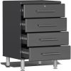 Ulti-MATE Garage Cabinets 2.0 Series Grey Metallic 10-Piece Set with Dual Workstation - Image 5