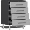 Ulti-MATE Garage Cabinets 2.0 Series Silver Metallic 6-Piece Set with Bamboo Top - Image 5