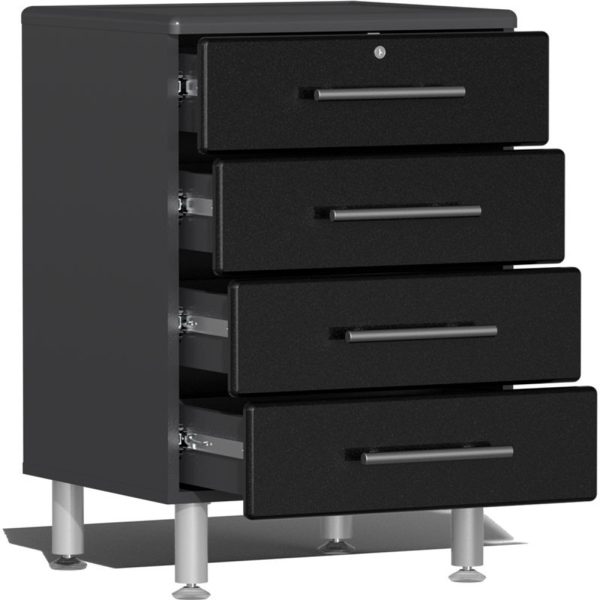 Ulti-MATE Garage 2.0 Series Black Metallic 10-Piece Set with Dual Workstation - Image 4