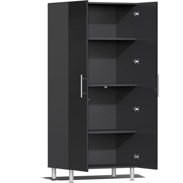 Ulti-MATE Garage 2.0 Series Black Metallic 10-Piece Set with Dual Workstation - Image 3