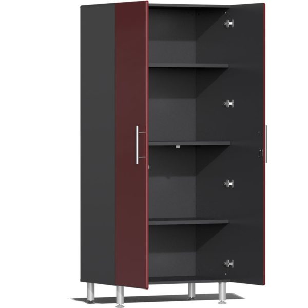 Ulti-MATE Garage 2.0 Series Red Metallic 6-Piece Set with Bamboo Top - Image 3