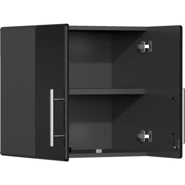 Ulti-MATE Garage 2.0 Series Black Metallic 7-Piece Set with Bamboo Worktop - Image 5