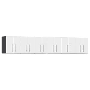 Ulti-MATE Garage 2.0 Series White Metallic 6-Piece Wall Cabinet Set