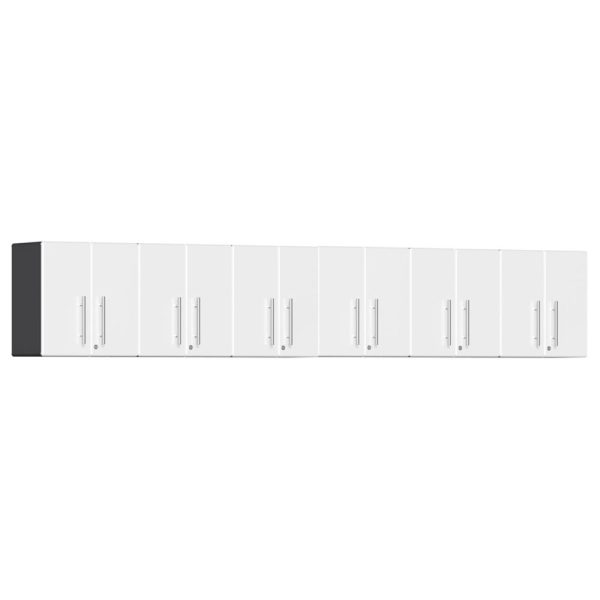 Ulti-MATE Garage 2.0 Series White Metallic 6-Piece Wall Cabinet Set