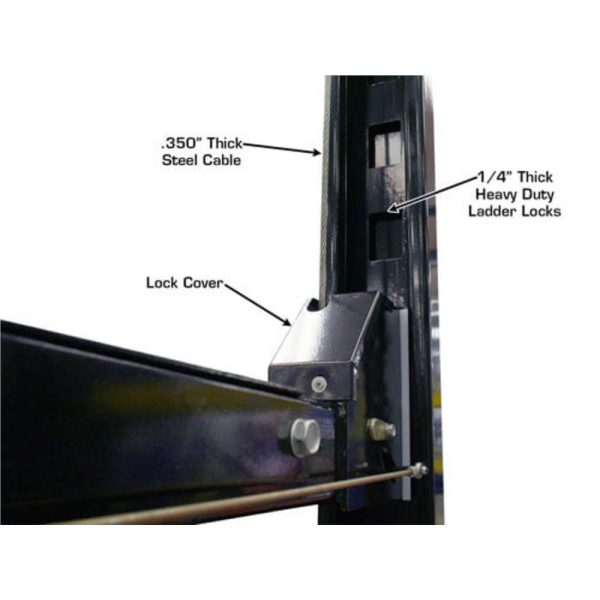 Atlas Garage PRO8000EXT Extra Tall Portable Hobbyist 8,000 lb. Capacity 4-Post Lift - Image 2