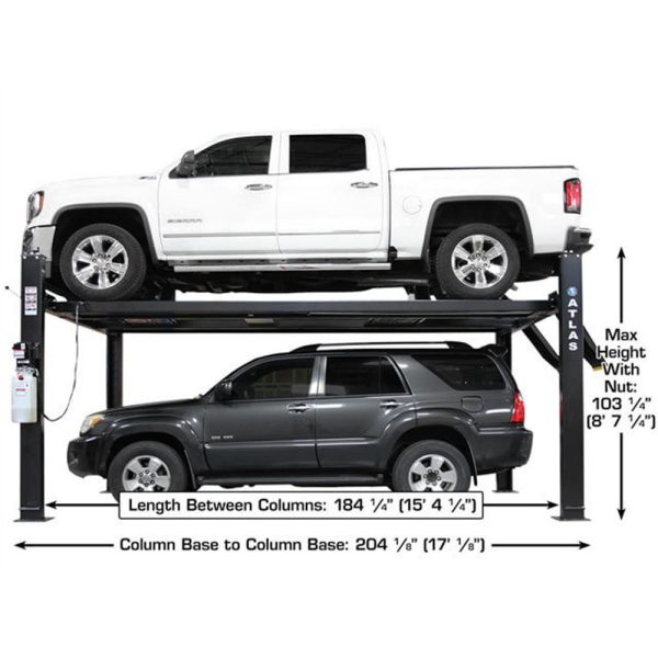 Atlas Apex 9 ALI Certified 9,000 lb. Capacity 4-Post Lift - Image 2