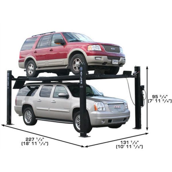 Atlas PRO9000 4 Post Lift + RJ6 Rolling Jacks Combo - Image 2