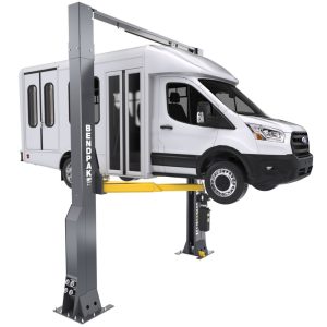 Bendpak 16AP-192 16,000-lbs. Capacity ALI Certified / Clearfloor / High-Rise / 192" O.A. Height / Post Extension