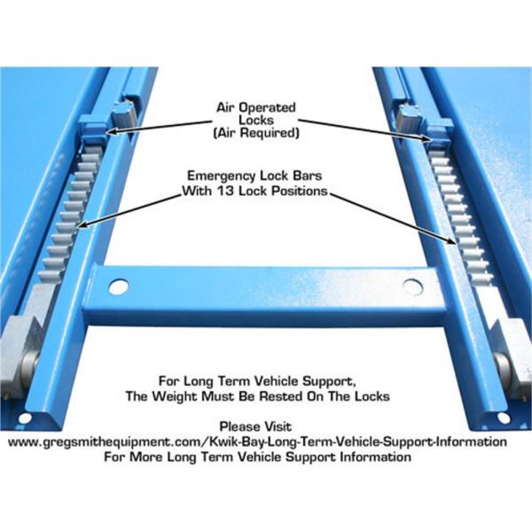 Atlas 7K-Kwik-Bay Portable Mid-Rise 7,000 lb. Capacity Scissor Lift - Image 3