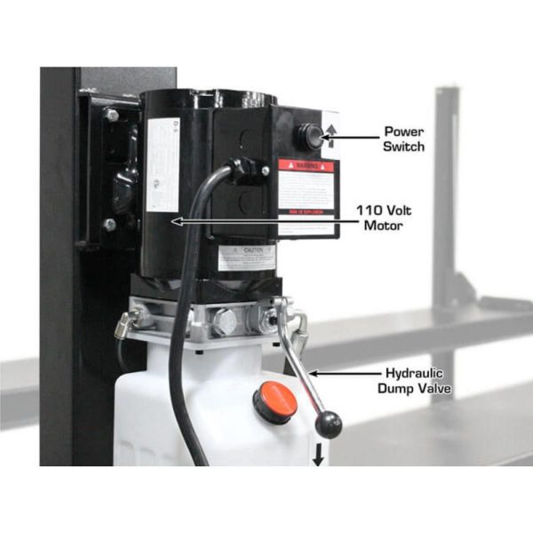 Atlas Apex 8 ALI Certified Hobbyist 8,000 lb. Capacity 4-Post Lift - Image 3