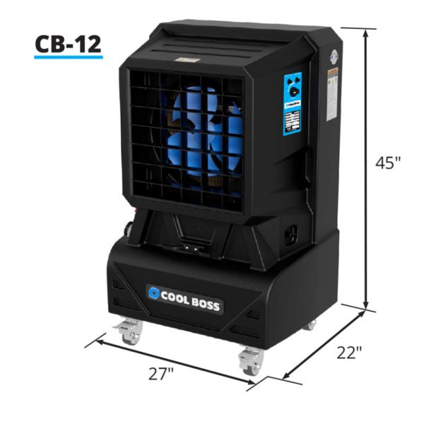 Cool Boss CB-12SL Portable Evaporative Air Cooler - Image 2
