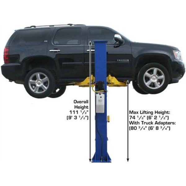 Atlas 9KBPX Baseplate 9,000 lb. Capacity 2-Post Lift - Image 4