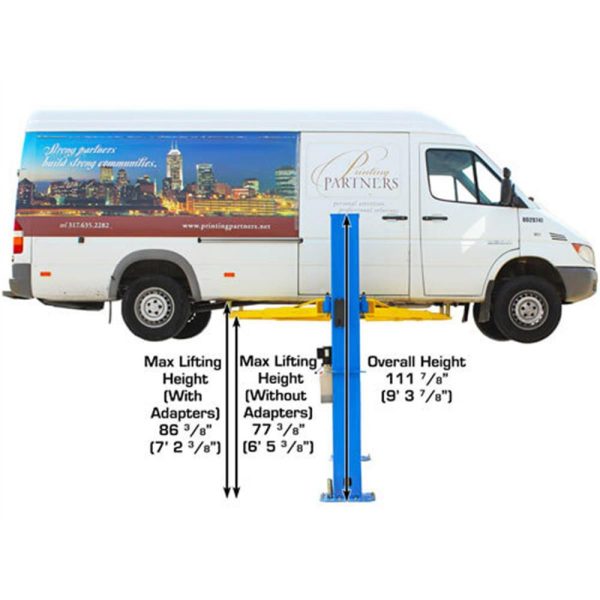 Atlas BP10000X Commercial Grade Baseplate 10,000 lb. 2-Post Lift - Image 3