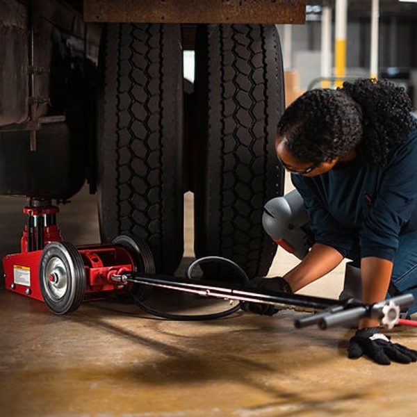AFF 536 35 Ton Air/Hydraulic Axle Jack w/3PC Ext Kit - Image 2
