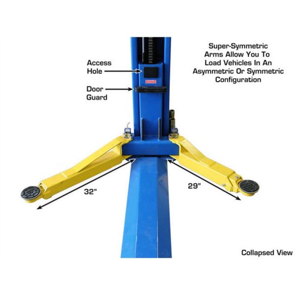 Atlas BP8000 8,000 lb Capacity Baseplate 2-Post Lift - Image 4