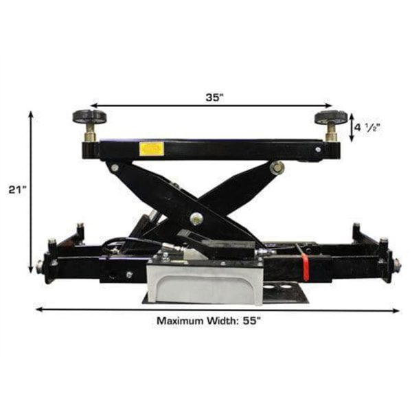 Atlas PX16A Scissor Alignment Lift and RJ8 Rolling Jacks Combo - Image 5