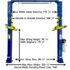 Atlas XH-TPO-9 9000 lb Capacity Overhead 2 Post Lift - Image 2