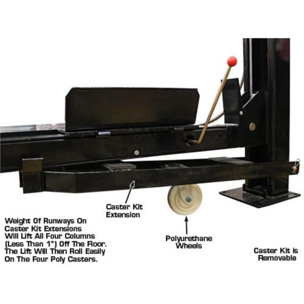 Atlas PRO9000 4 Post Lift + RJ6 Rolling Jacks Combo - Image 6