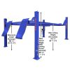 Atlas Platinum PVL14OF-EXT ALI Certified Open Front Alignment 14,000 lb. 4-Post Lift - Image 9