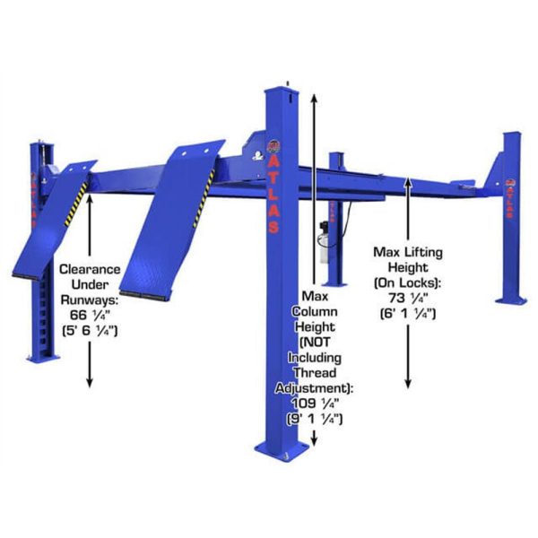 Atlas Platinum PVL14OF-EXT Alignment Lift + RJ7000 Rolling Jacks ALI Certified Combo - Image 10